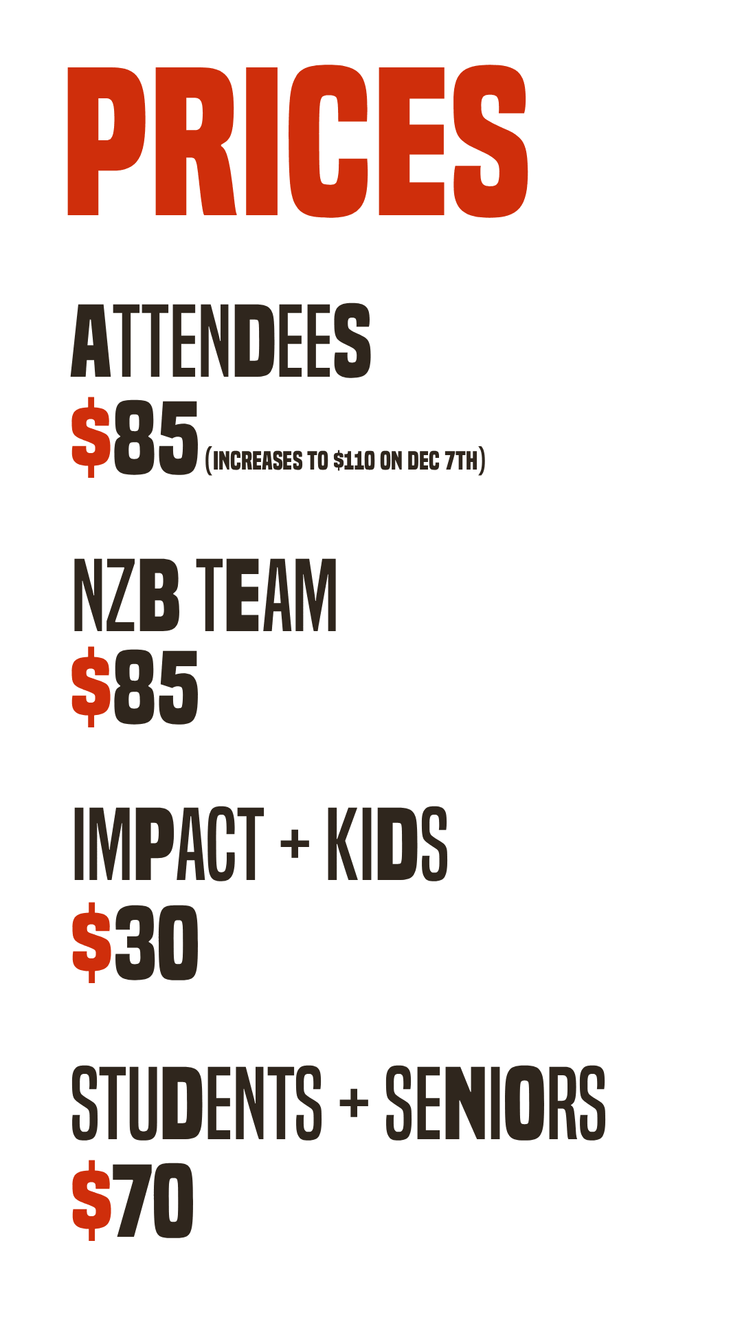 PRICES